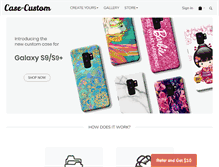 Tablet Screenshot of case-custom.com